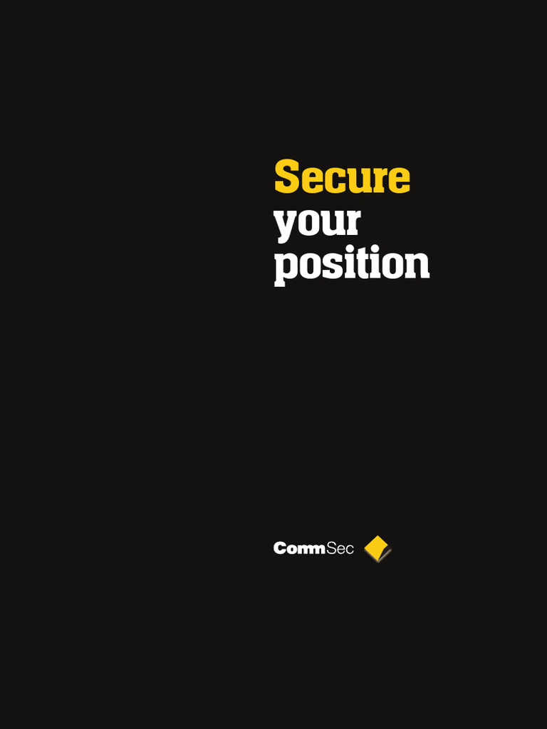 Commsec - Secure Your Position | PDF | Order (Exchange) | Investing