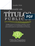 Sumario Livro ComoInvestir TitulosPublicos 2022