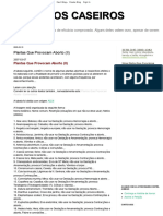 REMÉDIOS CASEIROS - Plantas Que Provocam Aborto II