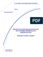 Programme D'accréditation D'échantillonnage Environnemental: Centre D'expertise en Analyse Environnementale Du Québec