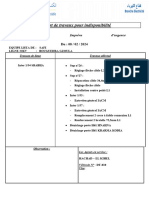 Rapport de Travaux Pour Indisponibilité: Programmé Imprévu D'Urgence