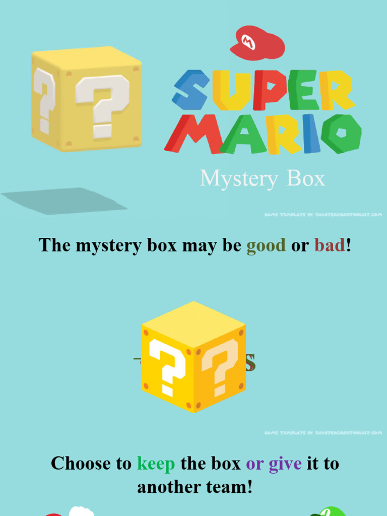Mystery box best pdf taste food and drink