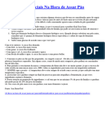 10 Fatores Essenciais Na Hora de Assar Pão