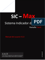 SDQ - Gral - M - 006 Manual de Operacion Sic-Max - V2
