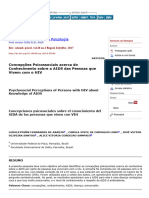 Psychosocial Perceptions of Persons With HIV About Knowledge of AIDS