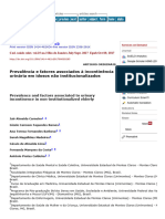 Prevalence and Factors Associated To Urinary Incontinence in Non-Institutionalized Elderly