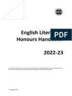 Honours Handbook 2022-23