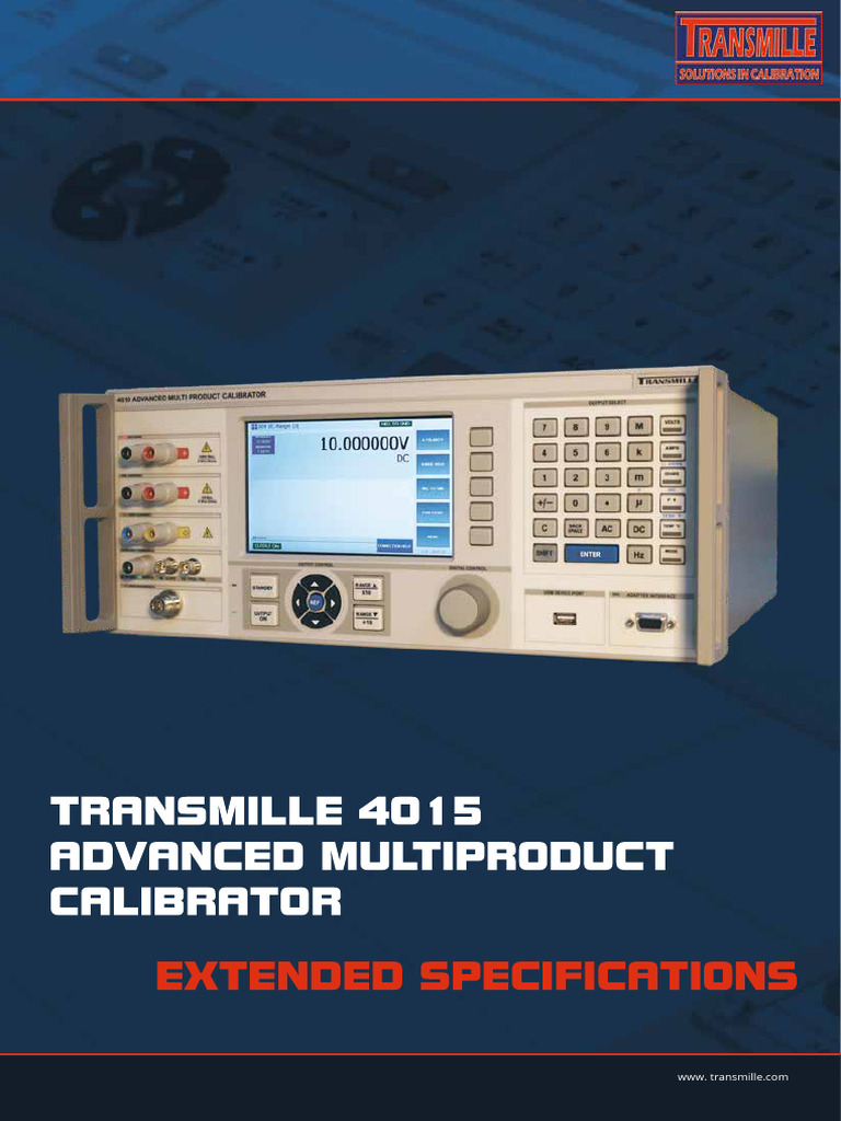 Transmille 4015 Extended Specifications | Download Free PDF ...