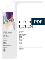 Hedjeris Hichem CV