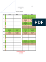 Emploi Du Temps: Semestre 4