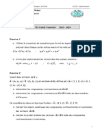 Maths TD Tenseurs 2023-2024