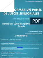 Como Formar Un Panel de Juees Sensoriales