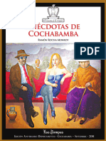 Anecdotario de Cochabamba