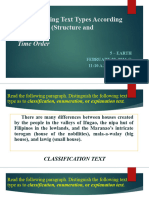 Q3W4 Distinguish Text Types According To Features Time Order Sequence Recount Process