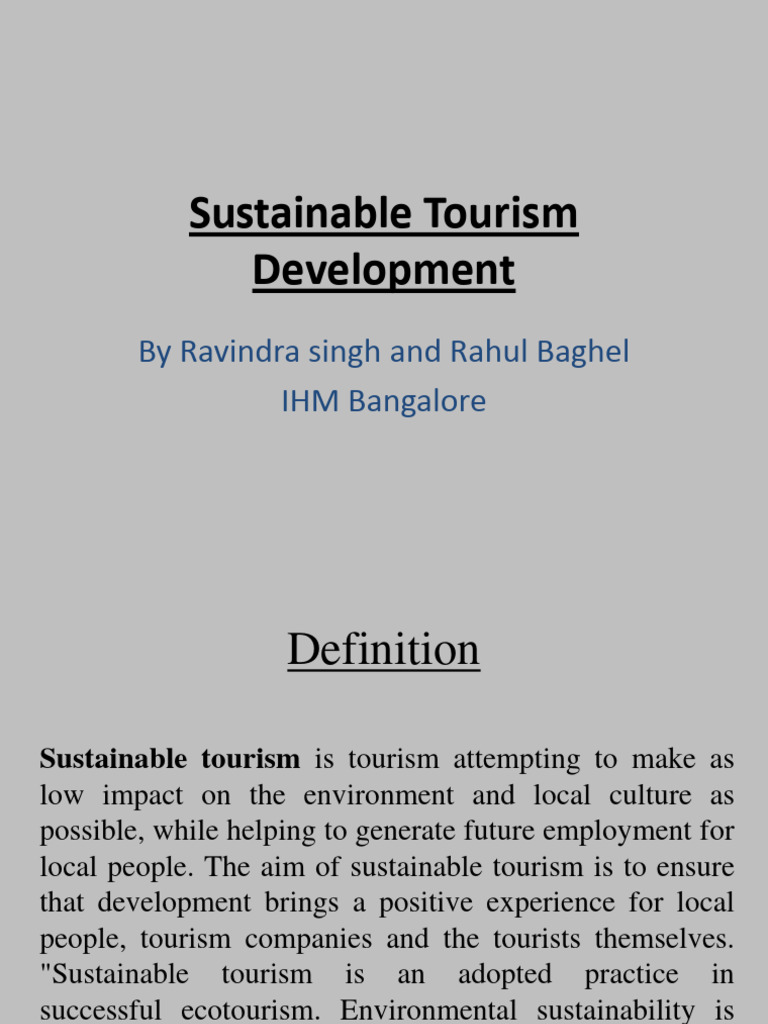 Sustainable Tourism Strategies | PDF | Tourism | Sustainability