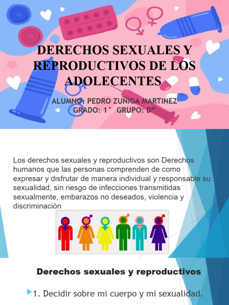 Derechos Sexuales y Reproductivos de Los Adolecentes Eieiei | PDF