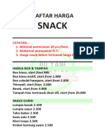PL - Snack - Bu Yani Catering