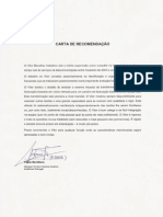 Carta de Recomendação de Vitor Bacalhau (Paulo Cio