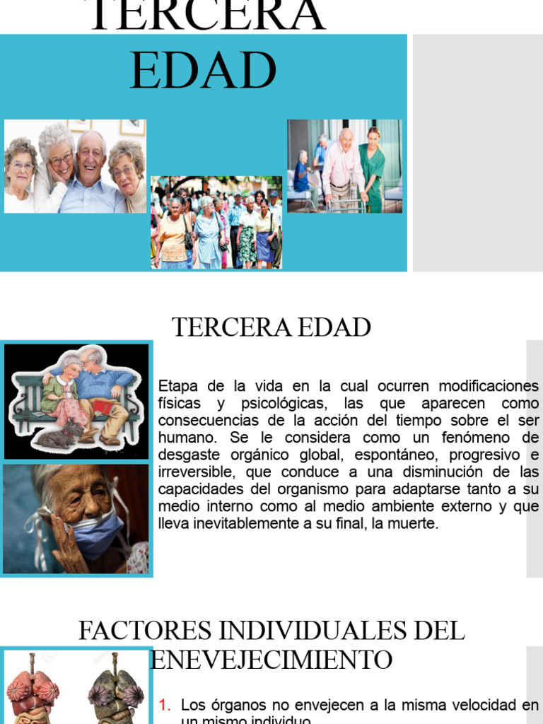 Tercera Edad | PDF | Vejez | La sexualidad humana