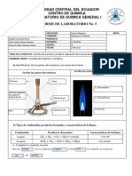 Universidad Central Del Ecuador Centro de Química Laboratorio de Química General I Informe de Laboratorio No. 5