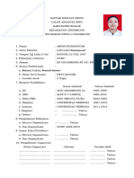 Daftar Riwayat Hidup Calon KPPS