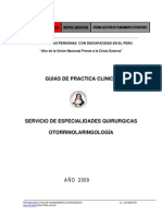 Guias Clinicas Otorrinolaringologia 2009