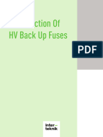 Construction of HV Back Up Fuses