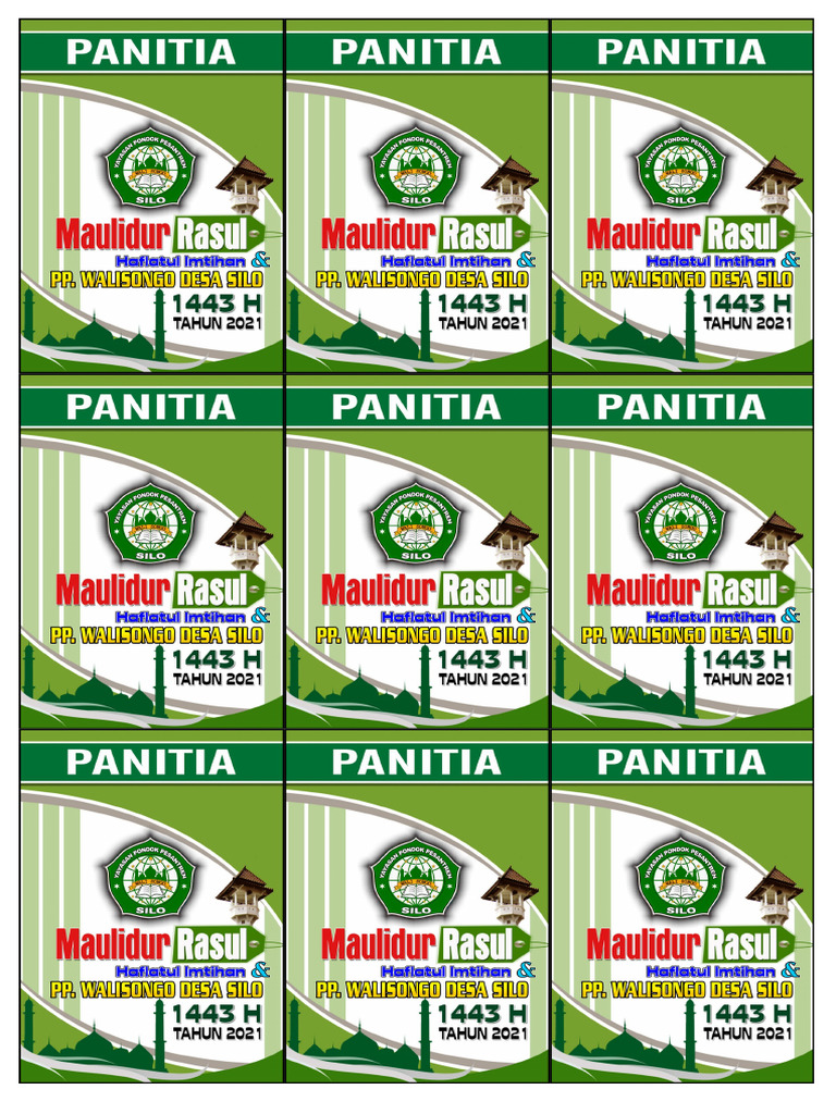 Eblek Panitia | PDF