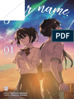 Resumo Your Name Volume 1 Makoto Shinkai
