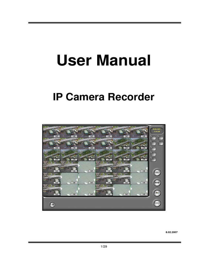IP Recorder 36CH Manual ENG V2.3 070913 | PDF | Video | Ip Address