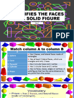 Identifies The Faces of A Solid Figure Day 5