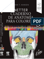 Netter Cuaderno de Anatomía para Colorear: John T. Hansen