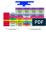 Horario 2024 Tercero A