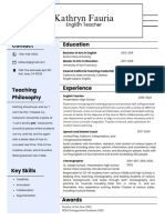 Grey and White CV Resume 2