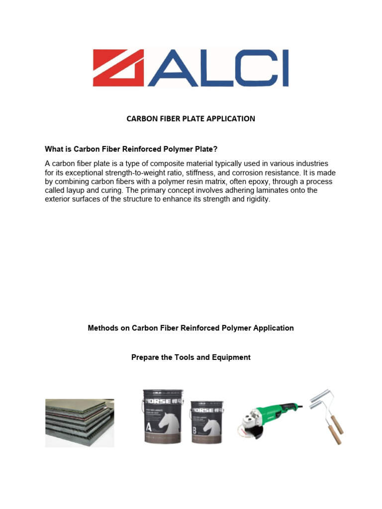 Carbon Fiber Plate Application Guide | PDF | Home & Garden