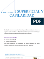 Tensión Superficial y Capilaridad