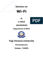 Seminar On: Wi-Fi