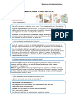 Textos Argumentativos y Descriptivos - MARTINEZ