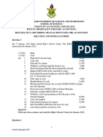 Worksheet 3 (Recording Transactions Using The Accounting Equation and Journal Entries)