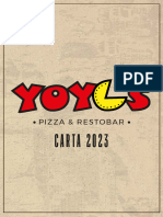 CARTA 2023: Pizza & Restobar
