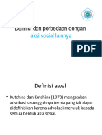 Definisi Dan Perbedaan Dengan Aksi Sosial Lainnya