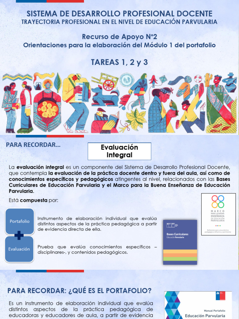 Orientaciones para el Portafolio Docente | PDF | Evaluación | Aprendizaje