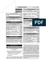 Decretos de Urgencia 054-2011