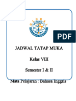 Jadwal Tatap Muka English GR 8