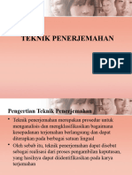 Teknik Penerjemahan