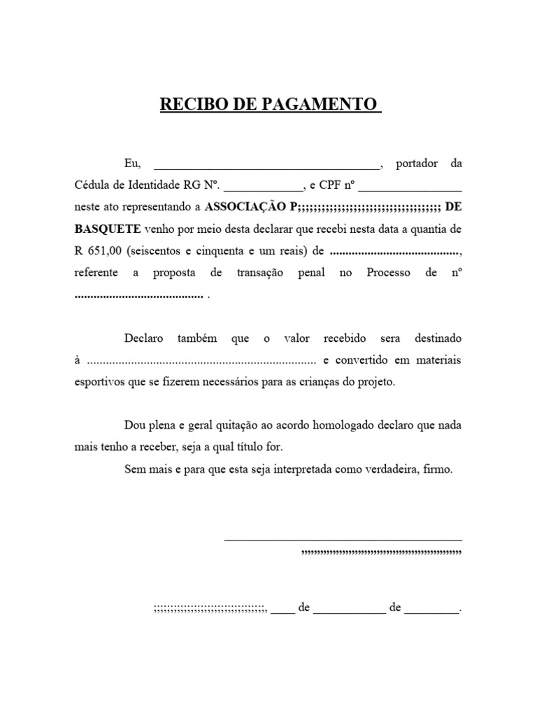 Recibo de Pagamento | PDF