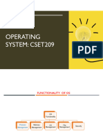 Operating System: Cset209