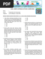 Soal Matematika Bilangan Cacah Kelas 5 | PDF | Metode & Bahan Ajar ...