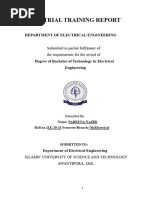 Industrial Training Report at 132/33Kv Grid Station