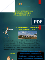 Presentacion de Rendicion de Cuentas Final 2015 Parte 1